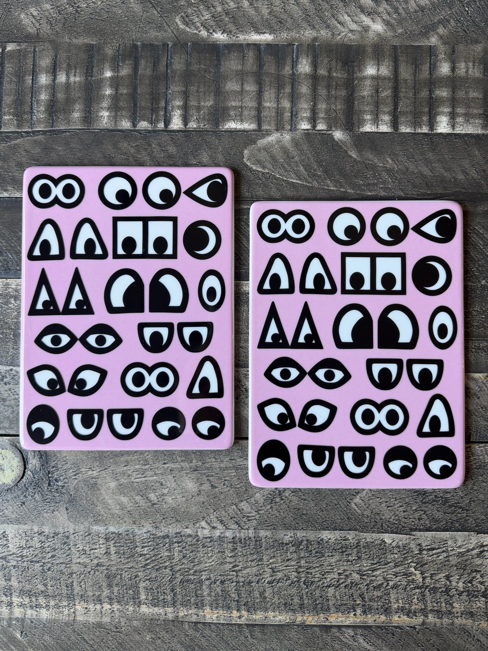 Pair of IKEA Glodande Eyeball Trivets